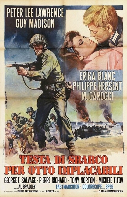 Обложка (Постер) Ад в Нормандии / Testa di sbarco per otto implacabili (1968) SATRip Обложка (Постер) Ад в Нормандии / Testa di sbarco per otto implacabili (1968) SATRip