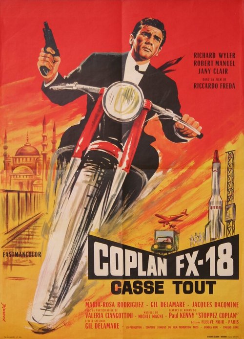 Обложка (Постер) Агент Коплан — супершпион / Coplan FX 18 casse tout (1965) SATRip Обложка (Постер) Агент Коплан — супершпион / Coplan FX 18 casse tout (1965) SATRip