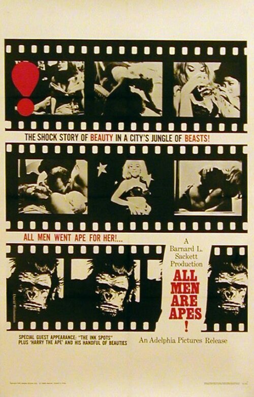 Обложка (Постер) All Men Are Apes! (1965) SATRip