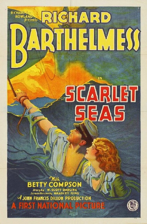 Обложка (Постер) Алое море / Scarlet Seas (1928) SATRip