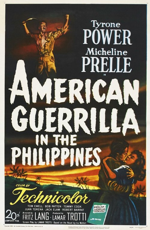 Обложка (Постер) Американская война на Филиппинах / American Guerrilla in the Philippines (1950) SATRip