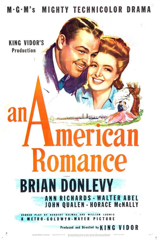 Обложка (Постер) Американский роман / An American Romance (1944) SATRip Обложка (Постер) Американский роман / An American Romance (1944) SATRip