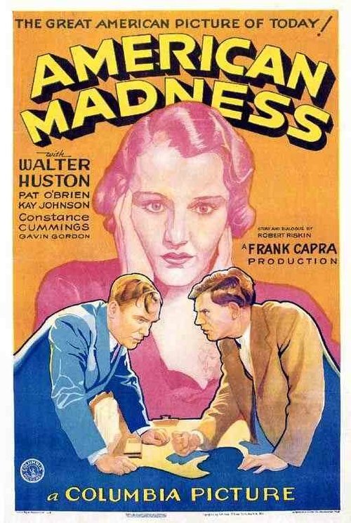 Обложка (Постер) Американское безумие / American Madness (1932) SATRip
