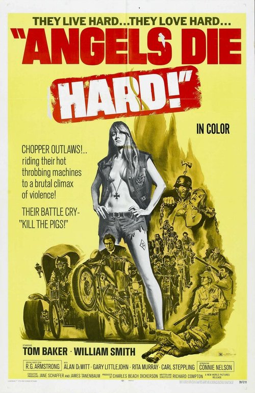 Обложка (Постер) Ангелы умирают трудно / Angels Die Hard (1970) SATRip Обложка (Постер) Ангелы умирают трудно / Angels Die Hard (1970) SATRip