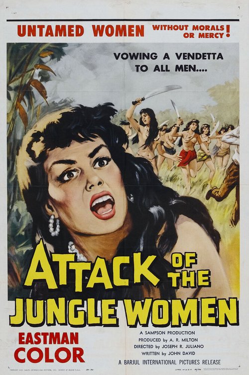 Обложка (Постер) Attack of the Jungle Women (1959) SATRip