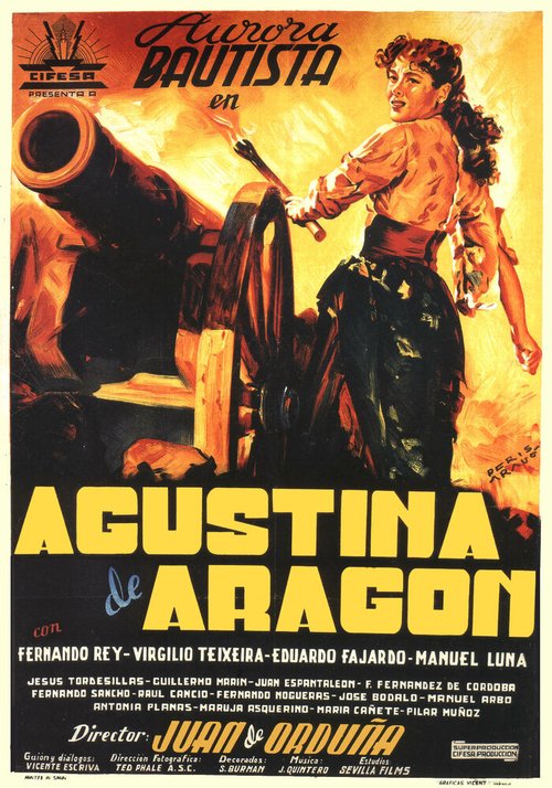 Обложка (Постер) Августина Арагонская / Agustina de Aragón (1950) SATRip Обложка (Постер) Августина Арагонская / Agustina de Aragón (1950) SATRip