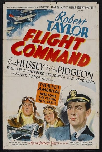 Обложка (Постер) Авиазвено / Flight Command (1940) SATRip Обложка (Постер) Авиазвено / Flight Command (1940) SATRip