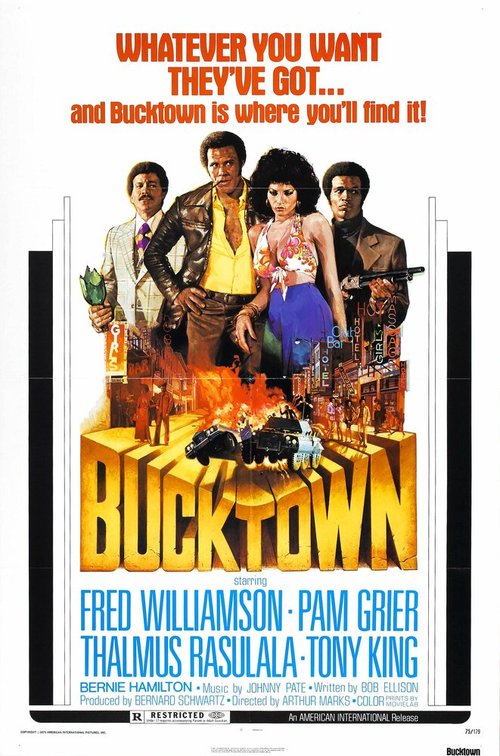 Обложка (Постер) Бактаун, США / Bucktown (1975) SATRip Обложка (Постер) Бактаун, США / Bucktown (1975) SATRip