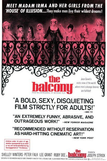 Обложка (Постер) Балкон / The Balcony (1963) SATRip Обложка (Постер) Балкон / The Balcony (1963) SATRip