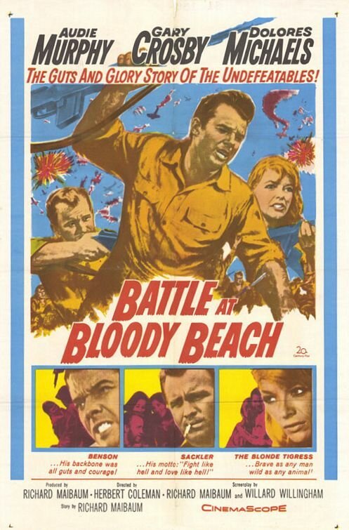 Обложка (Постер) Battle at Bloody Beach (1961) SATRip Обложка (Постер) Battle at Bloody Beach (1961) SATRip