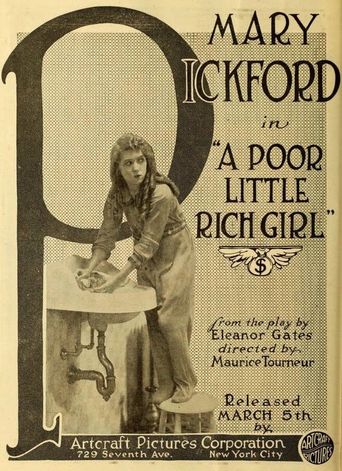 Обложка (Постер) Бедная маленькая богатая девочка / The Poor Little Rich Girl (1917) SATRip