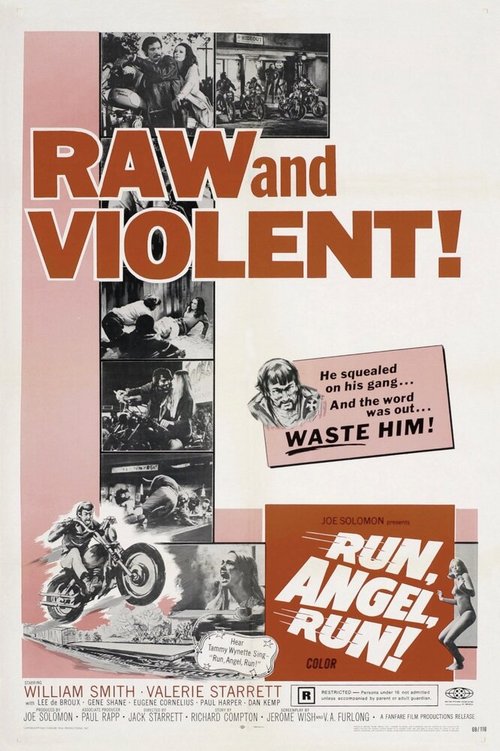 Обложка (Постер) Беги, ангел, беги / Run, Angel, Run! (1969) SATRip