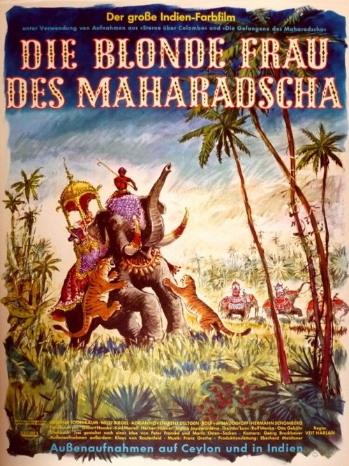 Обложка (Постер) Белокурая жена махараджи / Die blonde Frau des Maharadscha (1962) SATRip Обложка (Постер) Белокурая жена махараджи / Die blonde Frau des Maharadscha (1962) SATRip