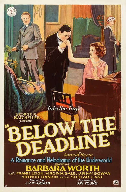 Обложка (Постер) Below the Deadline (1929) 