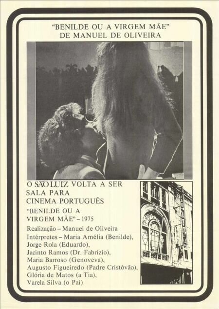 Обложка (Постер) Бенилде, или Святая Дева / Benilde ou a Virgem Mãe (1975) SATRip Обложка (Постер) Бенилде, или Святая Дева / Benilde ou a Virgem Mãe (1975) SATRip