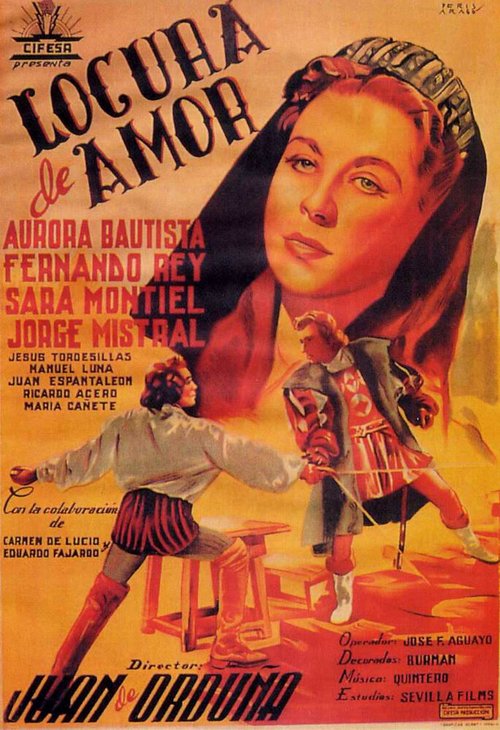 Обложка (Постер) Безумие любви / Locura de amor (1948) SATRip Обложка (Постер) Безумие любви / Locura de amor (1948) SATRip