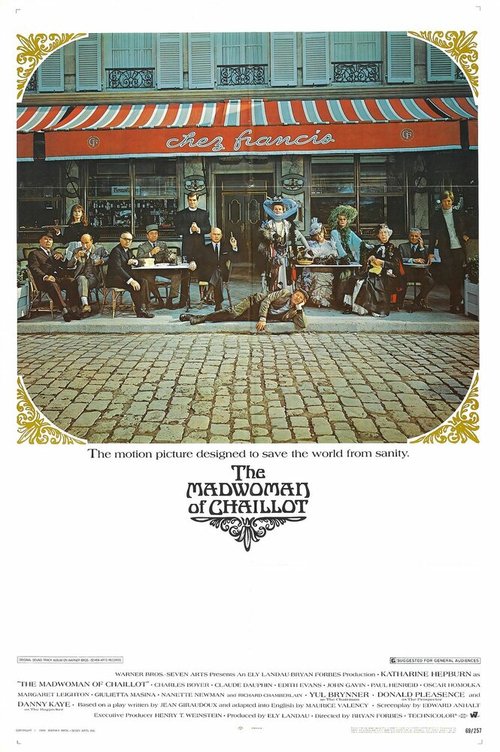 Обложка (Постер) Безумная из Шайо / The Madwoman of Chaillot (1969) SATRip Обложка (Постер) Безумная из Шайо / The Madwoman of Chaillot (1969) SATRip