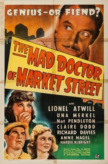 Обложка (Постер) Безумный доктор с Маркет-стрит / The Mad Doctor of Market Street (1942) SATRip Обложка (Постер) Безумный доктор с Маркет-стрит / The Mad Doctor of Market Street (1942) SATRip