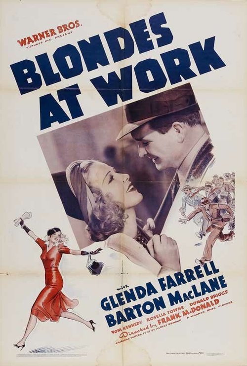 Обложка (Постер) Blondes at Work (1938) SATRip