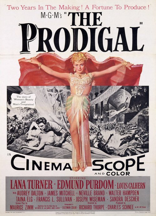 Обложка (Постер) Блудный сын / The Prodigal (1955) SATRip Обложка (Постер) Блудный сын / The Prodigal (1955) SATRip