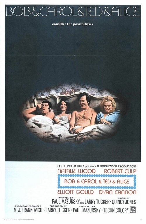 Обложка (Постер) Боб и Кэрол, Тед и Элис / Bob & Carol & Ted & Alice (1969) SATRip