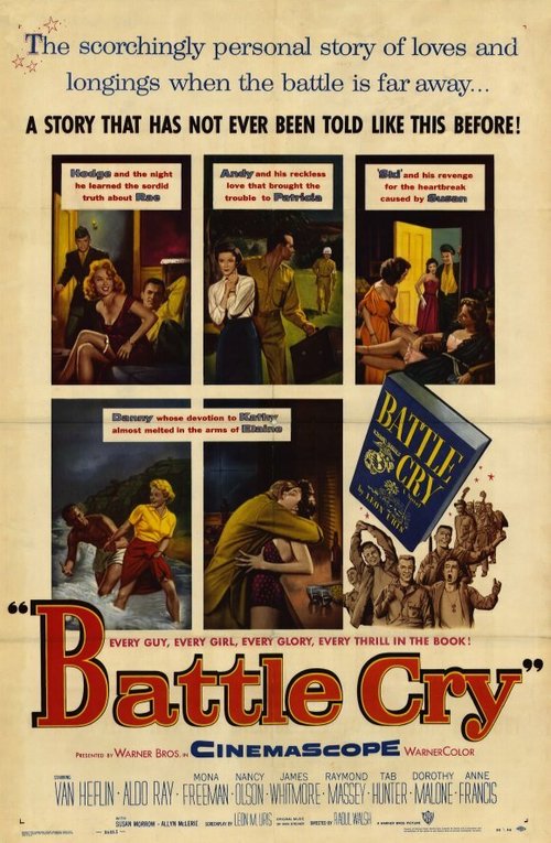 Обложка (Постер) Боевой клич / Battle Cry (1955) SATRip Обложка (Постер) Боевой клич / Battle Cry (1955) SATRip