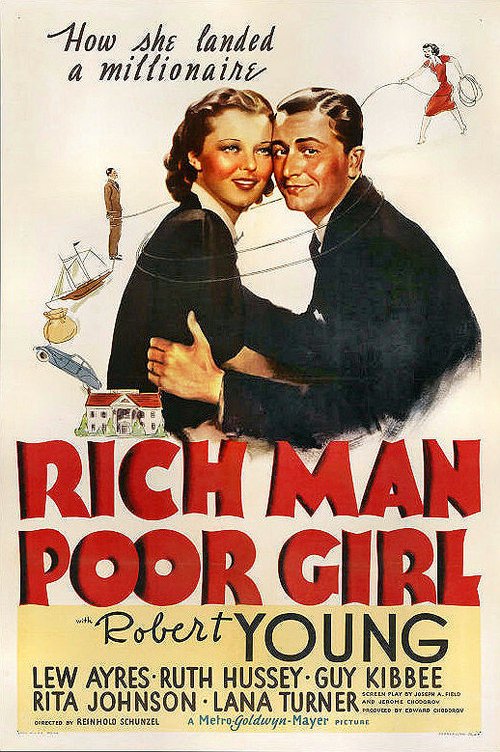 Обложка (Постер) Богач, бедняжка / Rich Man, Poor Girl (1938) SATRip Обложка (Постер) Богач, бедняжка / Rich Man, Poor Girl (1938) SATRip