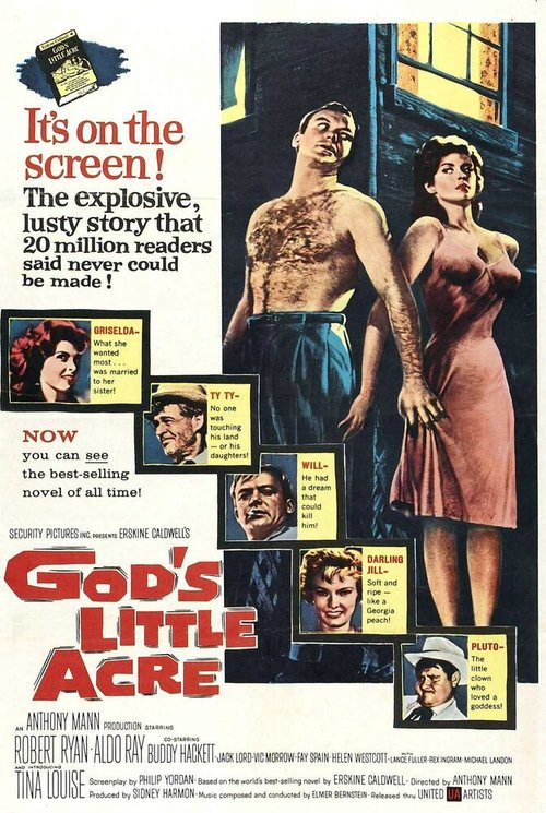 Обложка (Постер) Богова делянка / God's Little Acre (1958) SATRip Обложка (Постер) Богова делянка / God's Little Acre (1958) SATRip