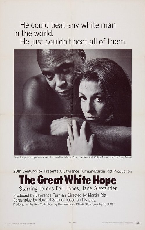 Обложка (Постер) Большая белая надежда / The Great White Hope (1970) SATRip Обложка (Постер) Большая белая надежда / The Great White Hope (1970) SATRip