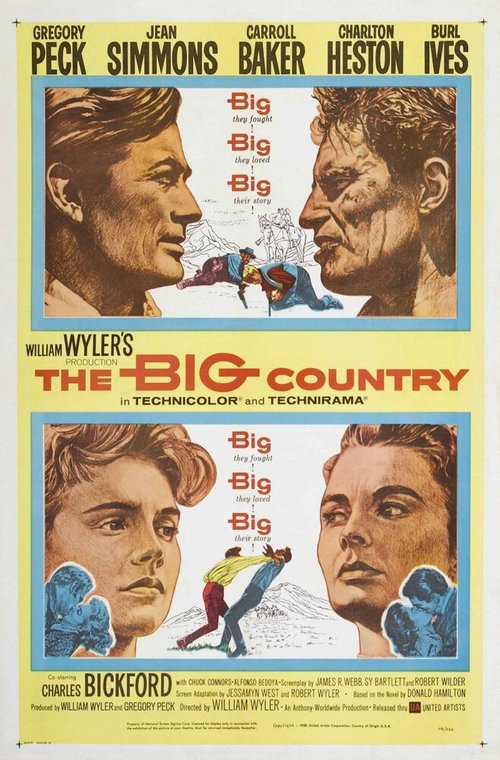 Обложка (Постер) Большая страна / The Big Country (1958) SATRip Обложка (Постер) Большая страна / The Big Country (1958) SATRip