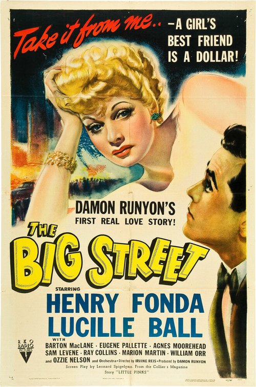 Обложка (Постер) Большая улица / The Big Street (1942) SATRip Обложка (Постер) Большая улица / The Big Street (1942) SATRip