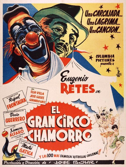 Обложка (Постер) Большой цирк Чаморро / El gran circo Chamorro (1955) SATRip Обложка (Постер) Большой цирк Чаморро / El gran circo Chamorro (1955) SATRip