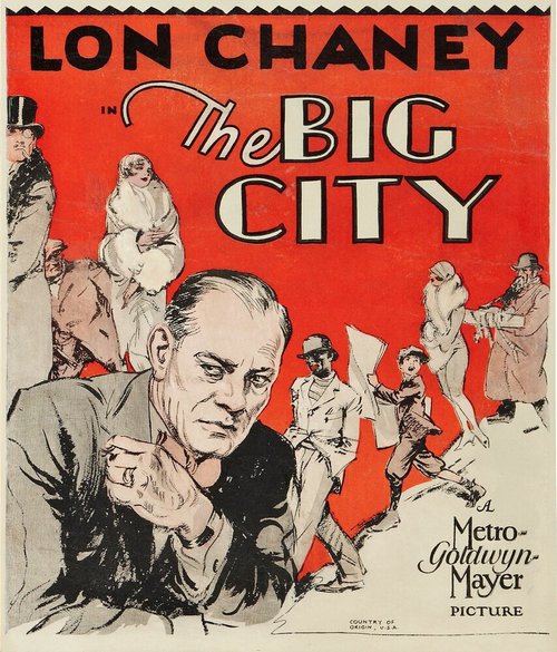 Обложка (Постер) Большой город / The Big City (1928) SATRip