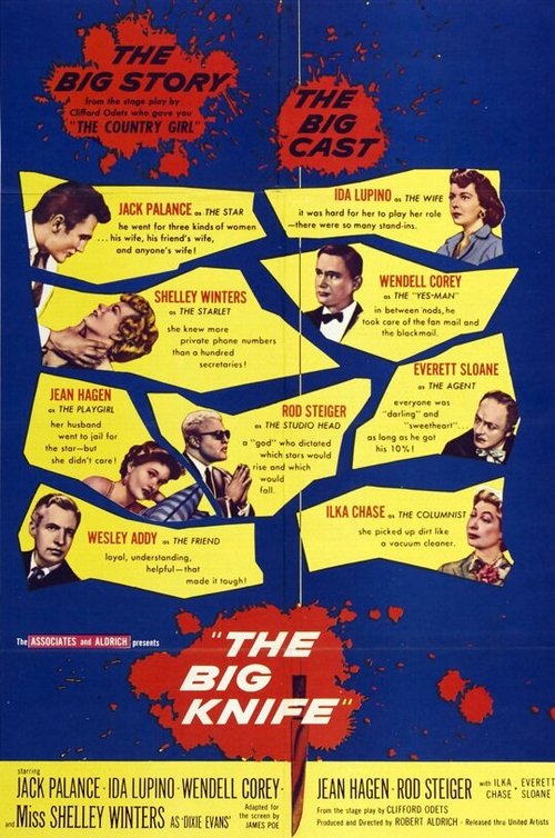 Обложка (Постер) Большой нож / The Big Knife (1955) SATRip Обложка (Постер) Большой нож / The Big Knife (1955) SATRip