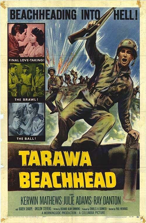 Обложка (Постер) Бойня на Тараве / Tarawa Beachhead (1958) SATRip