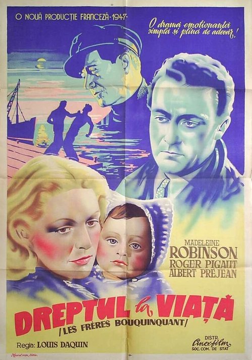 Обложка (Постер) Братья Букинкан / Les frères Bouquinquant (1948) SATRip Обложка (Постер) Братья Букинкан / Les frères Bouquinquant (1948) SATRip