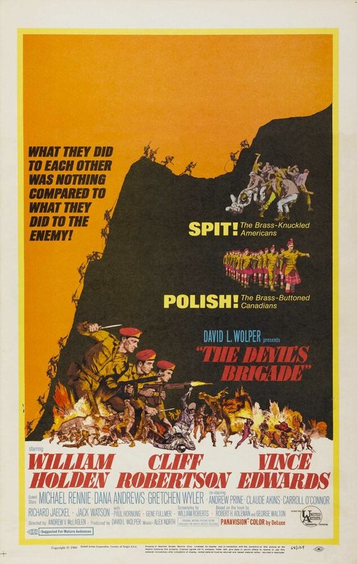 Обложка (Постер) Бригада дьявола / The Devil's Brigade (1968) SATRip Обложка (Постер) Бригада дьявола / The Devil's Brigade (1968) SATRip