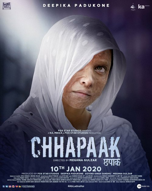 Обложка (Постер) Брызги / Chhapaak (2020) HDRip Обложка (Постер) Брызги / Chhapaak (2020) HDRip