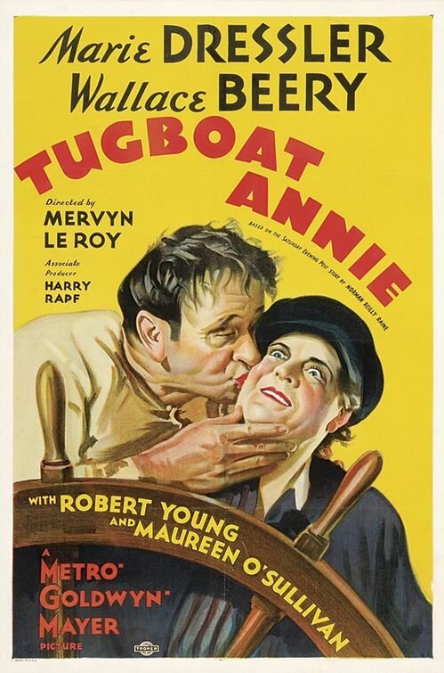 Обложка (Постер) Буксирщица Энни / Tugboat Annie (1933) SATRip
