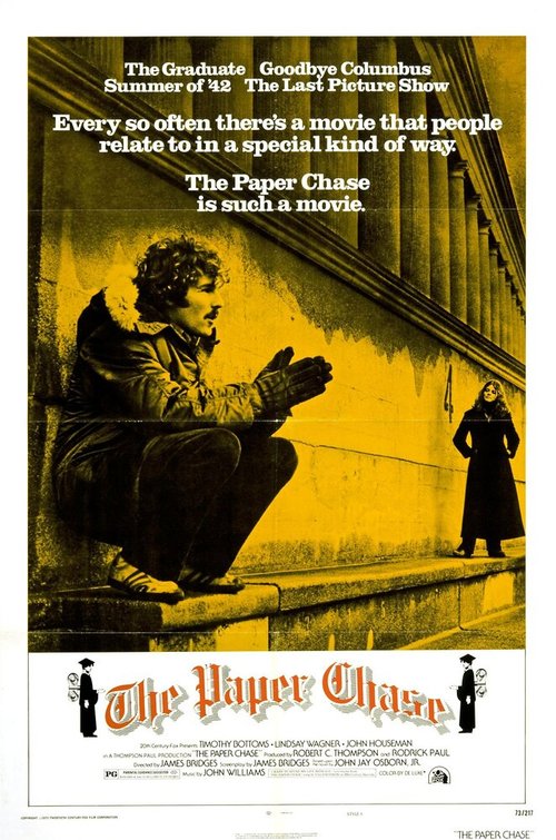 Обложка (Постер) Бумажная погоня / The Paper Chase (1973) SATRip Обложка (Постер) Бумажная погоня / The Paper Chase (1973) SATRip
