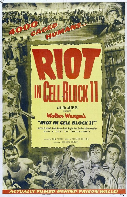 Обложка (Постер) Бунт в тюремном блоке №11 / Riot in Cell Block 11 (1954) SATRip Обложка (Постер) Бунт в тюремном блоке №11 / Riot in Cell Block 11 (1954) SATRip