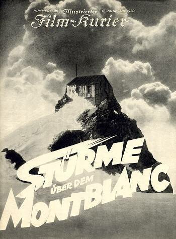 Обложка (Постер) Бури над Монбланом / Stürme über dem Mont Blanc (1930) SATRip