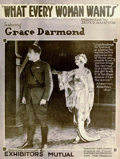 Обложка (Постер) Чего хочет каждая женщина / What Every Woman Wants (1919) 
