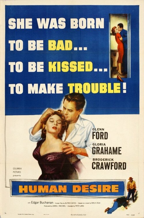 Обложка Человеческое желание / Human Desire (1954) 