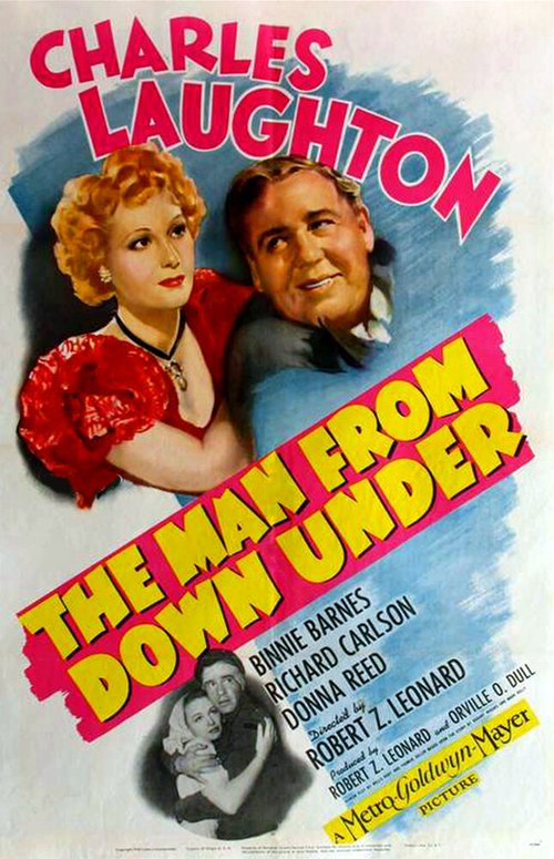 Обложка Человек из Новой Зелании / The Man from Down Under (1943) 