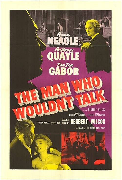 Обложка (Постер) Человек, который не мог говорить / The Man Who Wouldn't Talk (1958) SATRip Обложка (Постер) Человек, который не мог говорить / The Man Who Wouldn't Talk (1958) SATRip