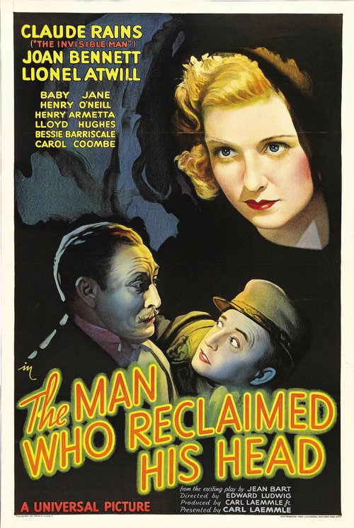 Обложка Человек, вернувший себе голову / The Man Who Reclaimed His Head (1934) 