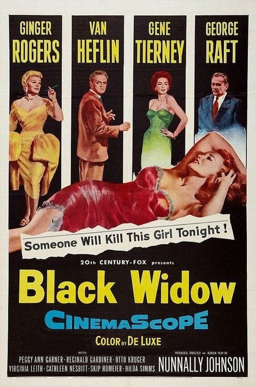 Обложка (Постер) Черная вдова / Black Widow (1954) SATRip Обложка (Постер) Черная вдова / Black Widow (1954) SATRip