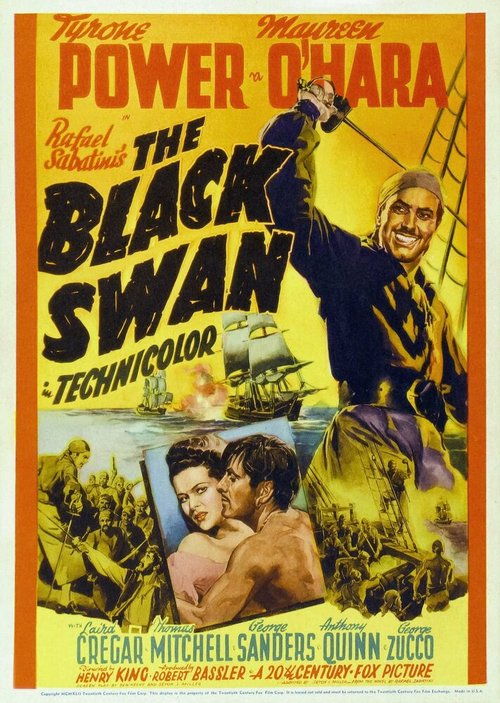 Обложка (Постер) Черный лебедь / The Black Swan (1942) SATRip