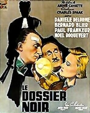 Обложка (Постер) Черное досье / Le dossier noir (1955) SATRip